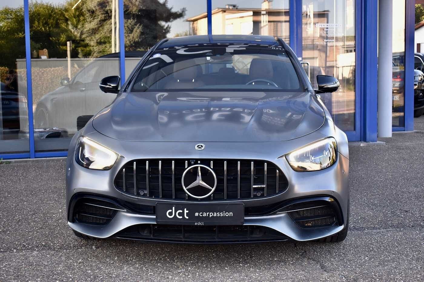 Mercedes-Benz E-Class AMG 63 S 4-Matic+ Pano Burmester Perf., Autos, Cuir, Argent ou Gris, Achat, Entreprise