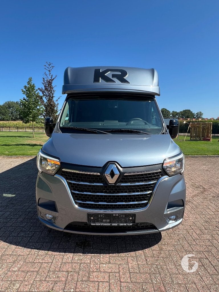 Uniek nieuwstaat Krismar Paardencamionette! 20.000km!, Enlèvement, Comme neuf, Polyester, Remorque 2 chevaux