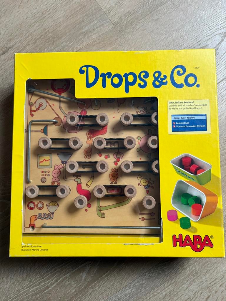 Jeu en bois Haba - Drops & co, Enfants & Bébés, Enlèvement ou Envoi, Comme neuf