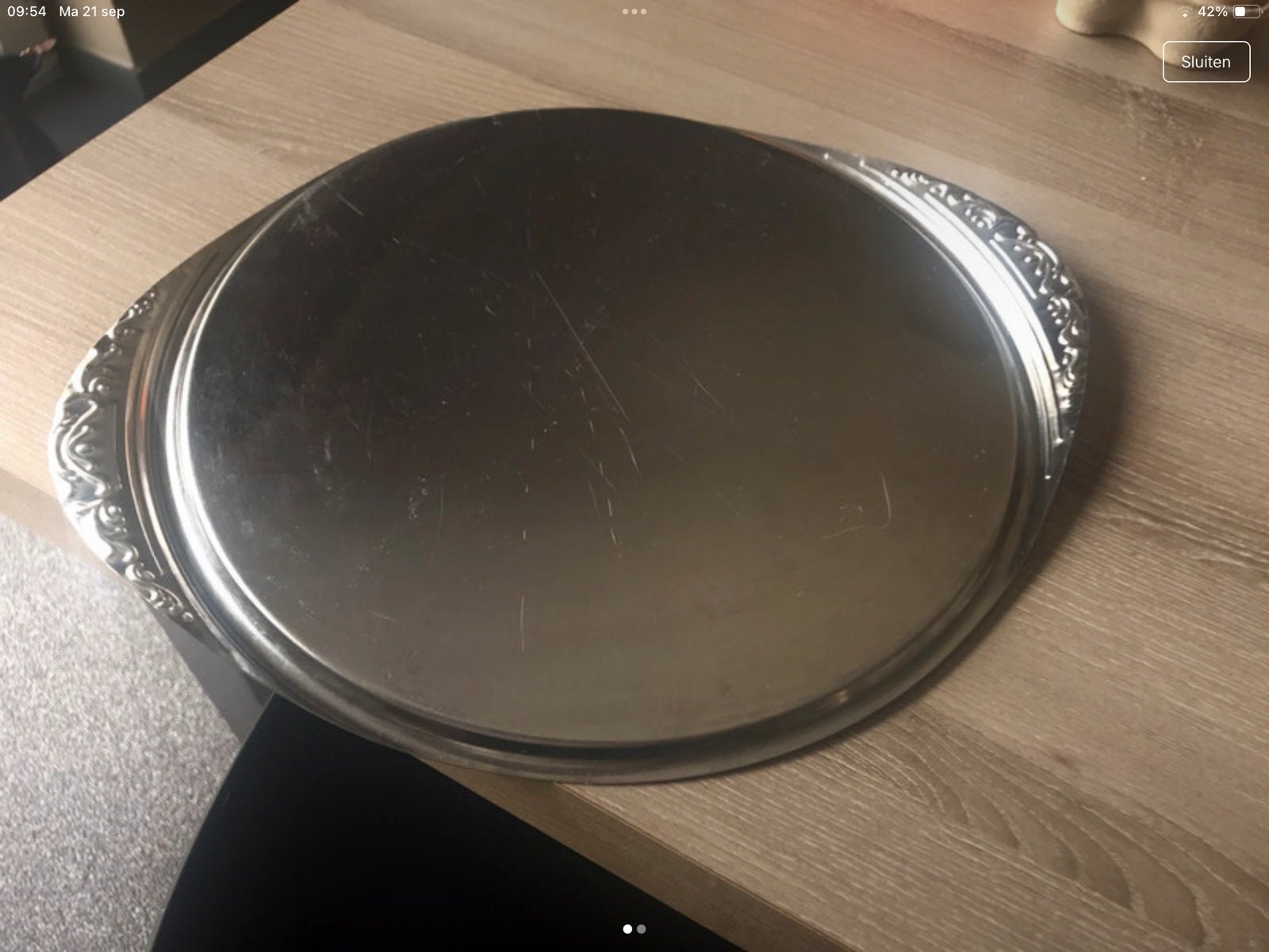 Vintage taartscotel, Ophalen, Overige materialen, Gebruikt, Serveerschaal