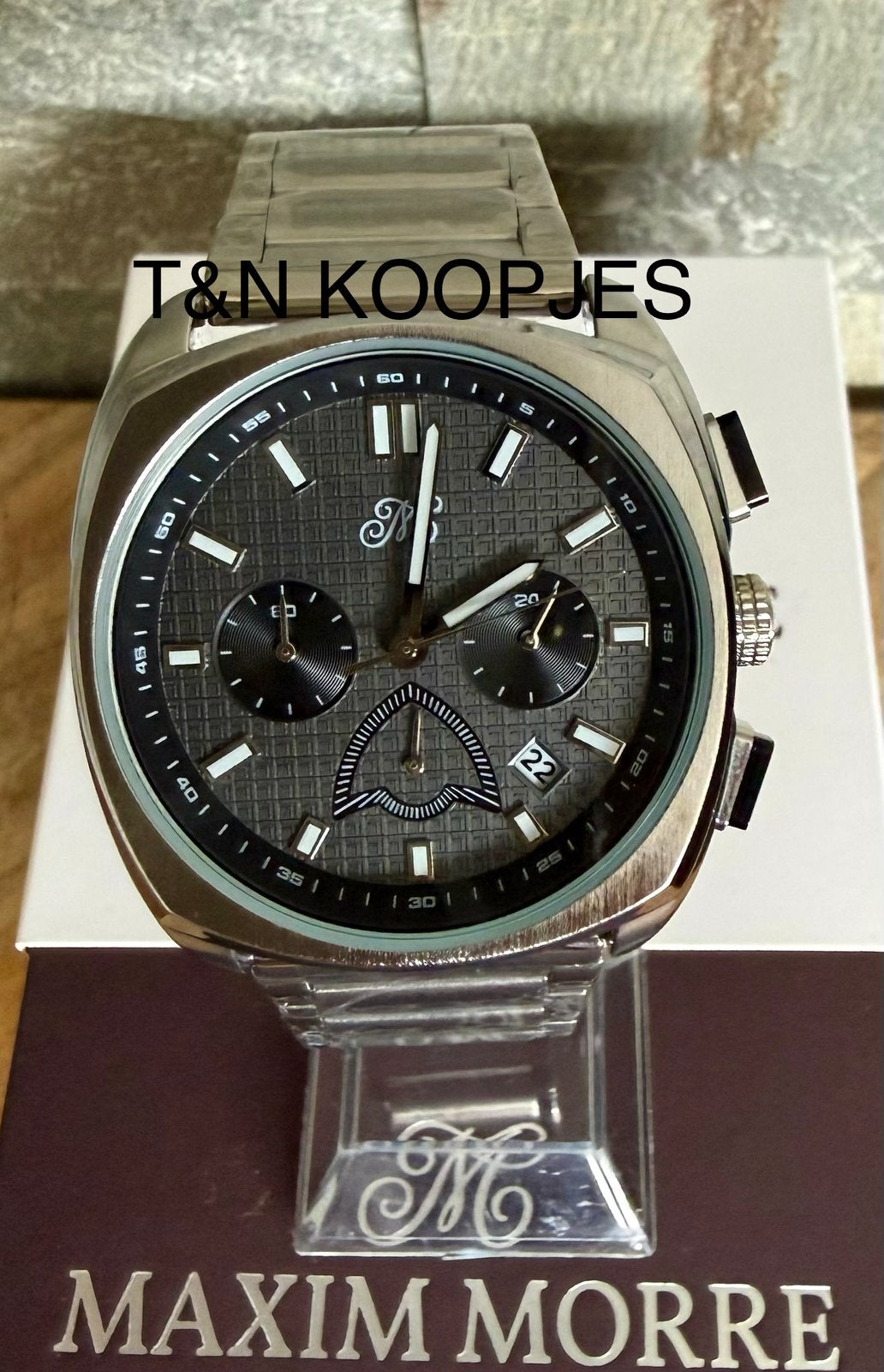 MAXIM MORRE ONE CHRONO VAUT499€ ! 💯%NEUF AVEC CERTIFICAT, Enlèvement ou Envoi, Neuf, Jaune