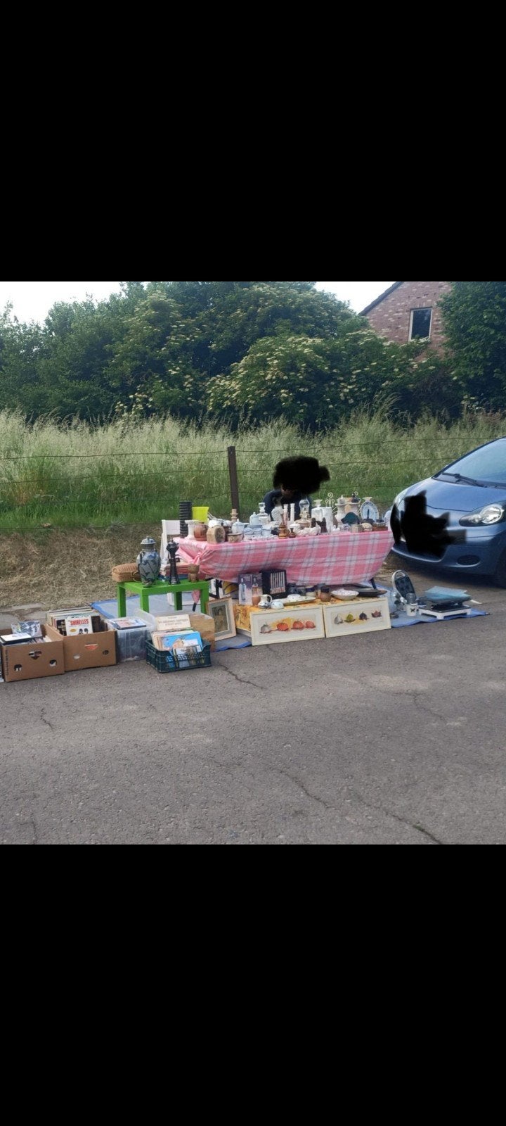 Brocante 7 caisses à bananes d'objets divers de brocante, Zakelijke goederen, Exploitaties en Overnames