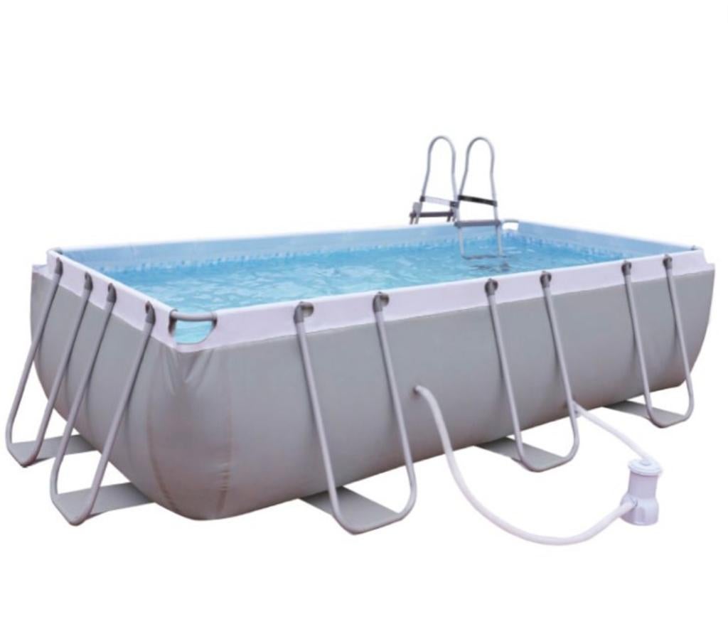 Stalen frame zwembad, Ophalen, Gebruikt, 200 tot 300 cm, 80 tot 120 cm
