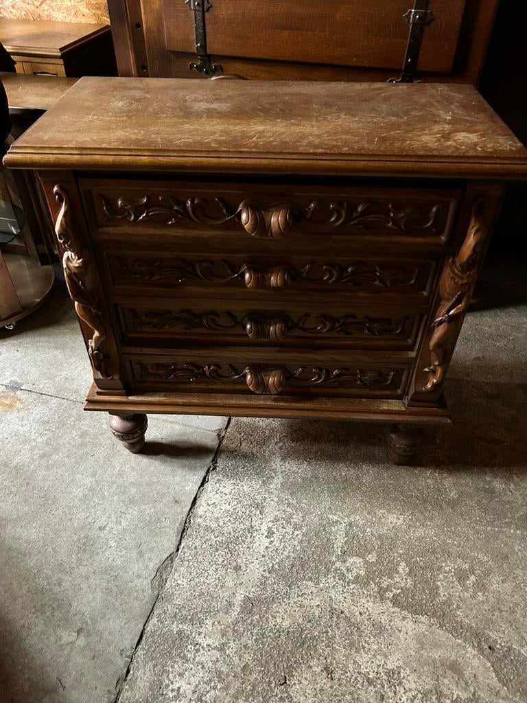 Antieke ladenkast, Huis en Inrichting, Kasten | Ladekasten, Ophalen, Zo goed als nieuw