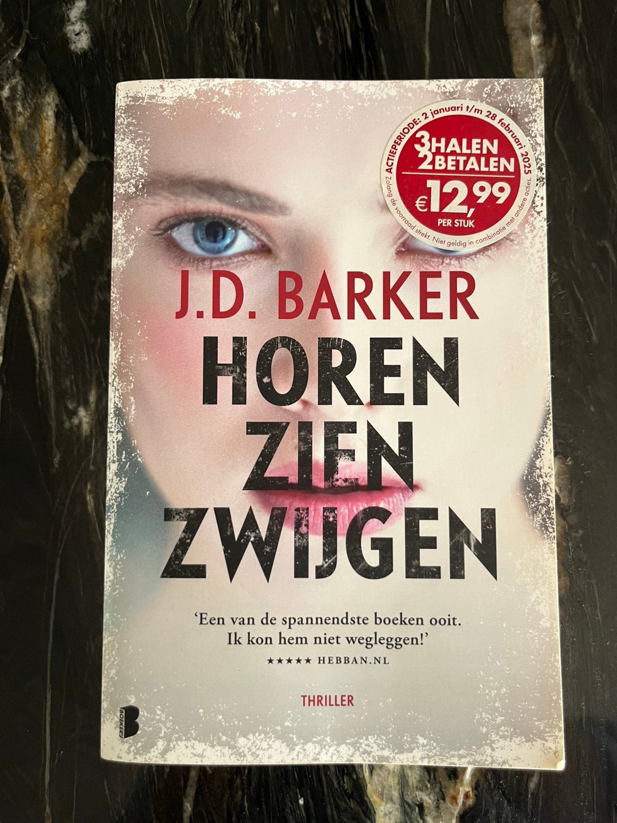 Thriller Horen zien zwijgen, Ophalen of Verzenden, Zo goed als nieuw