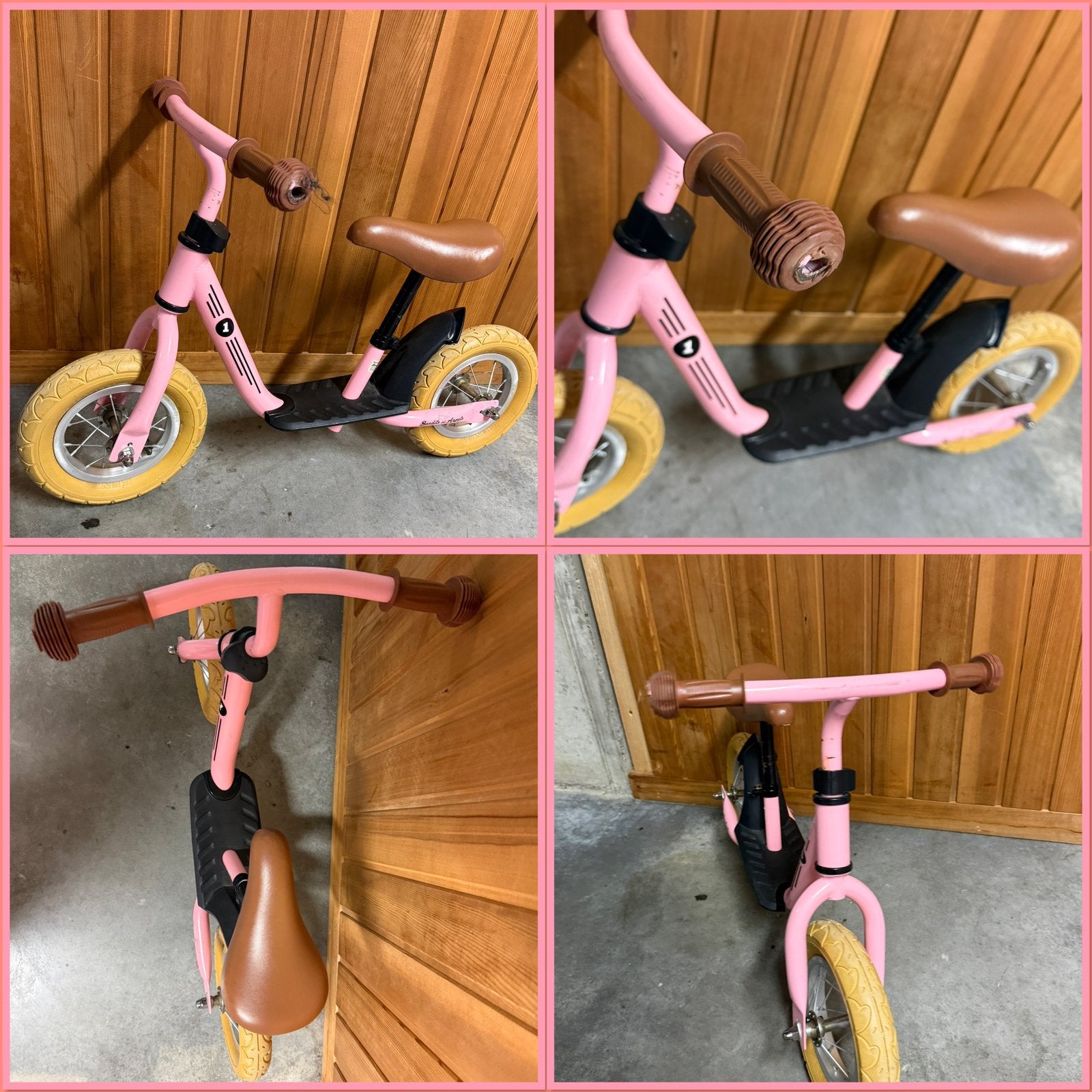 Loopfiets licht roze, Fietsen en Brommers, Ophalen, Gebruikt