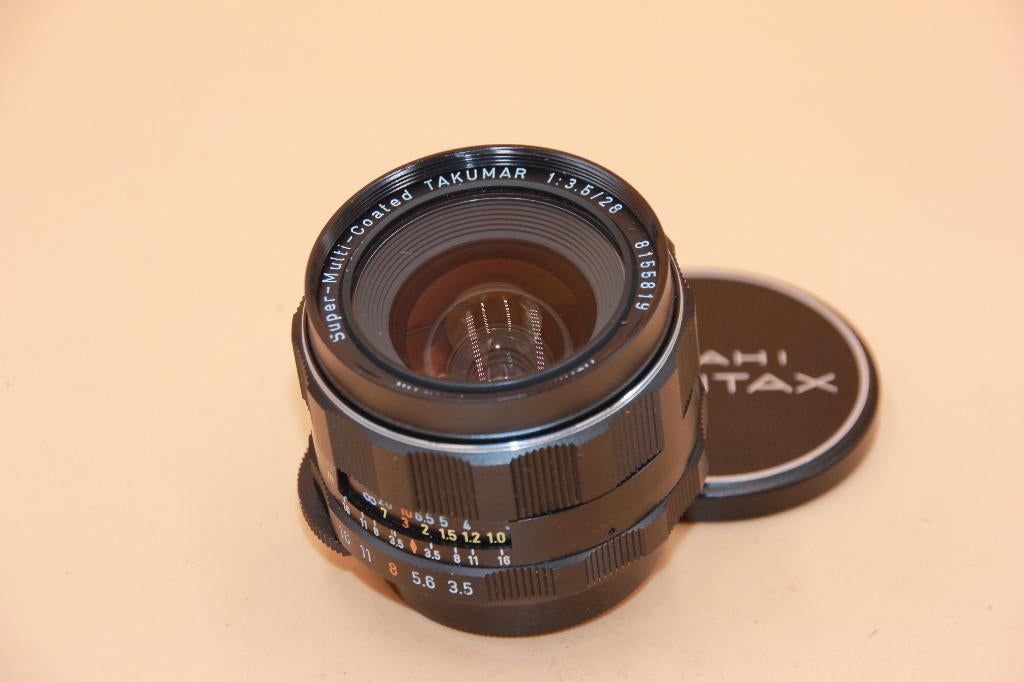 PENTAX M42 : SMC TAKUMAR 28/3.5, Enlèvement ou Envoi, Utilisé, Reflex miroir, Pentax