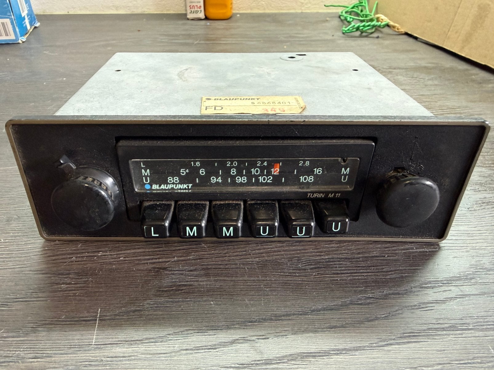 Blaupunkt Turin M11 12V auto radio, Ophalen, Gebruikt