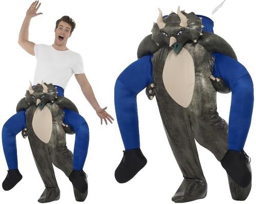 Draag mij dino costuum one size, Ophalen, Zo goed als nieuw