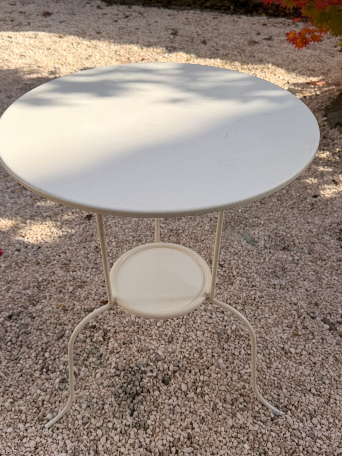 Ikea bijzettafel te koop, Ophalen, Minder dan 55 cm, Gebruikt, Metaal of Aluminium