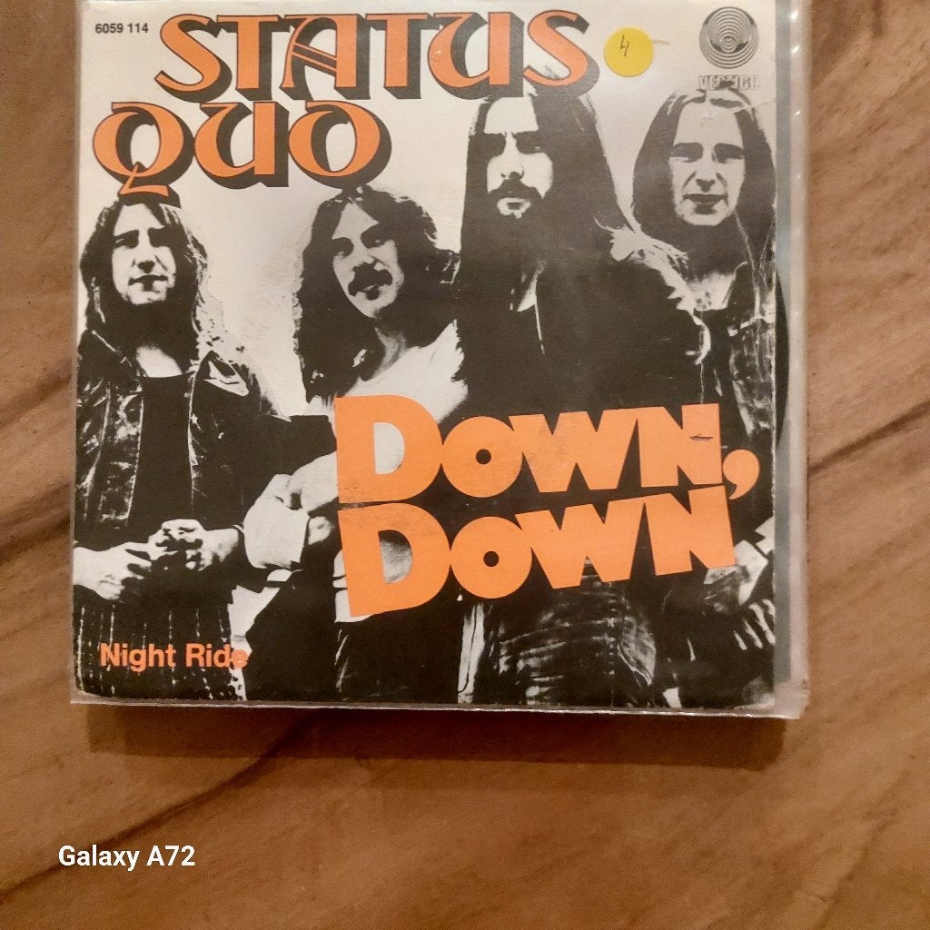status quo down down, Gebruikt, 7 inch, Ophalen of Verzenden, Rock en Metal