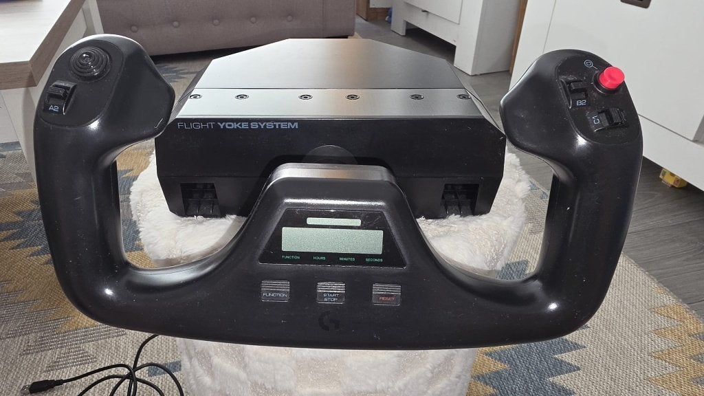 Logitech G Saitek Flight Yoke, Games en Spelcomputers, Spelcomputers | Overige Accessoires, Gebruikt, Overige typen, Logitech