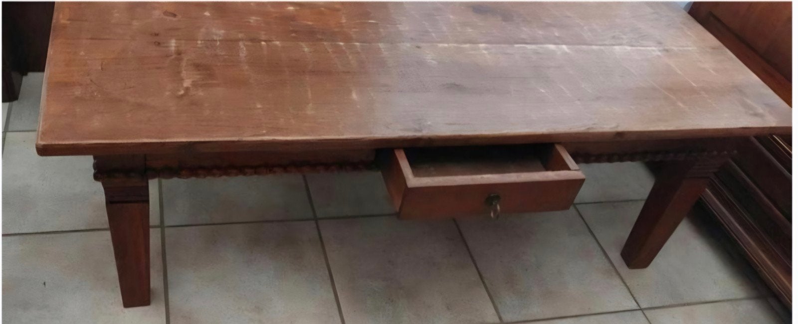 salontafel, Maison & Meubles, Enlèvement, Utilisé, Rectangulaire, Hoeveel stijl