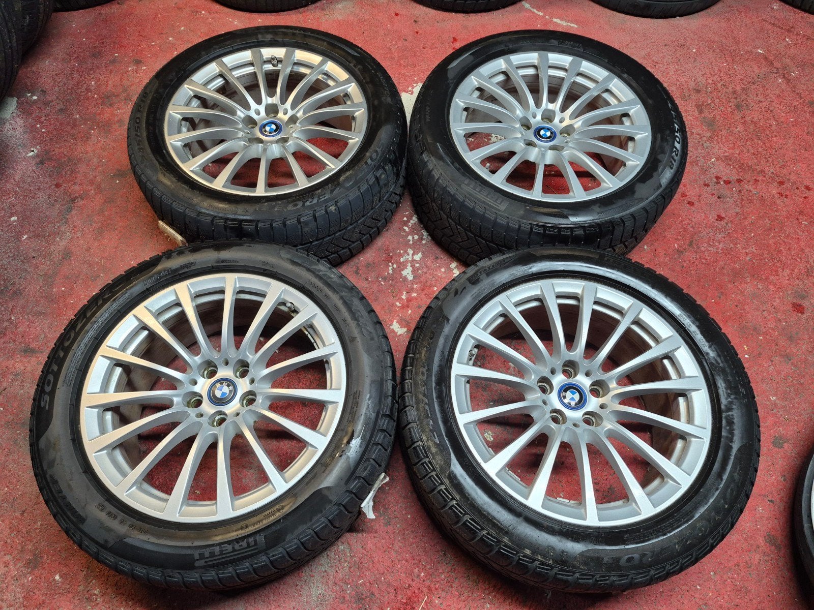 jantes BMW origine 18" kit hiver série 5 6 7 Gx 5x112, Autos : Pièces & Accessoires, Enlèvement, Utilisé, BMW