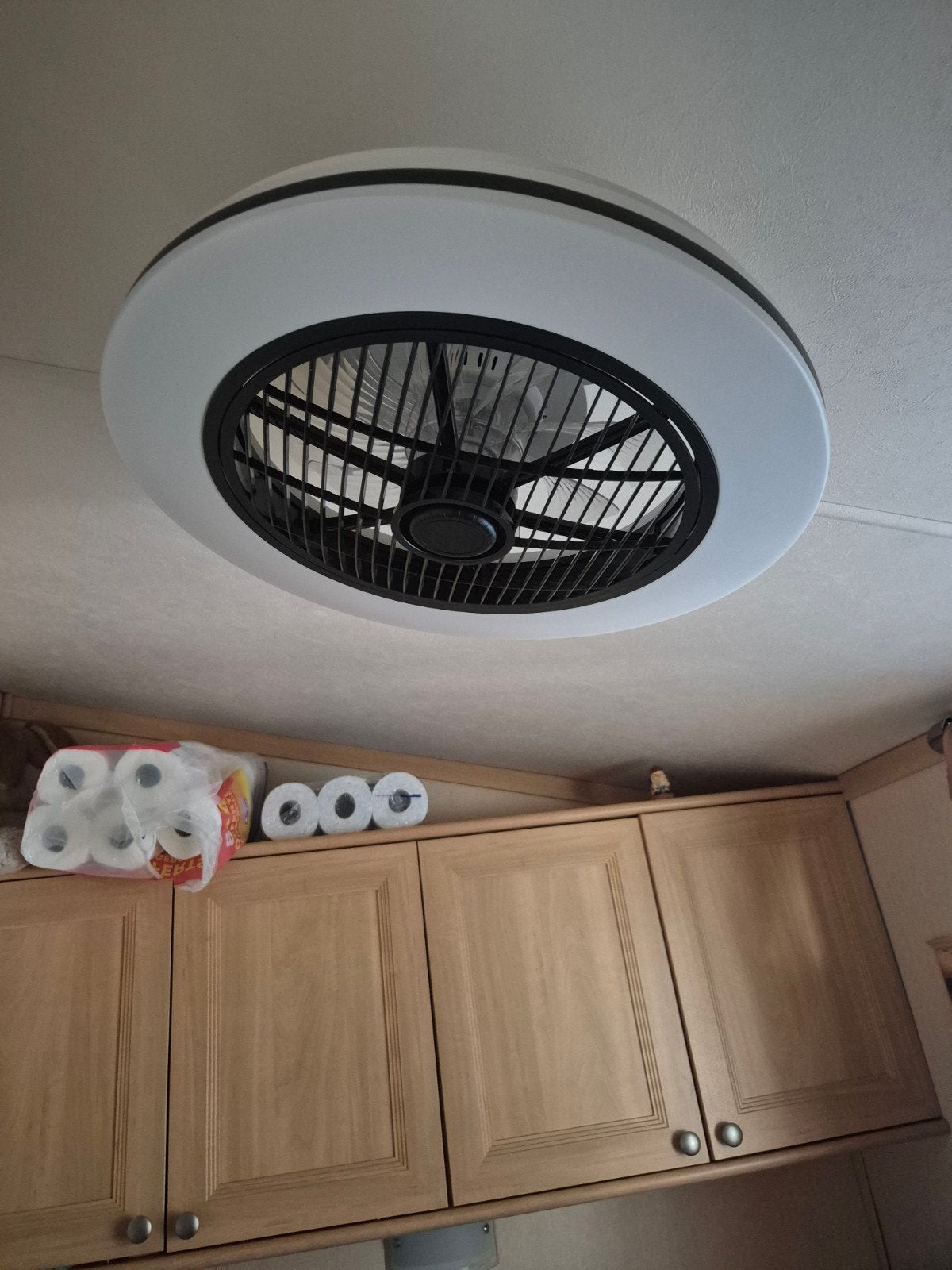 Groote staancaravan