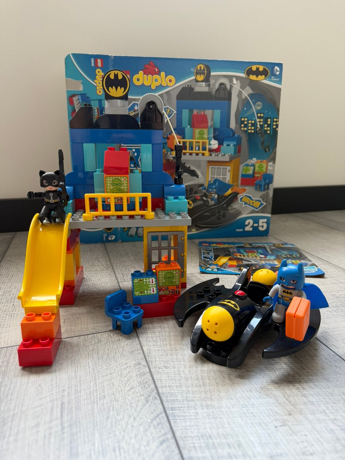 Compleet Duplo 10545 Batcave avontuur, Enlèvement, Utilisé