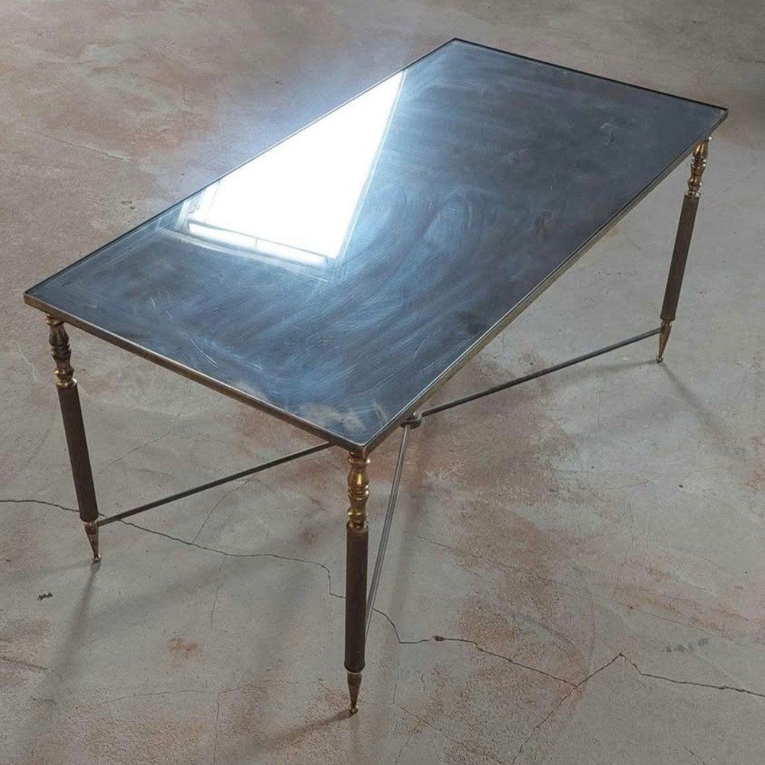 Messing salontafel Hollywood Regency, Huis en Inrichting, Ophalen