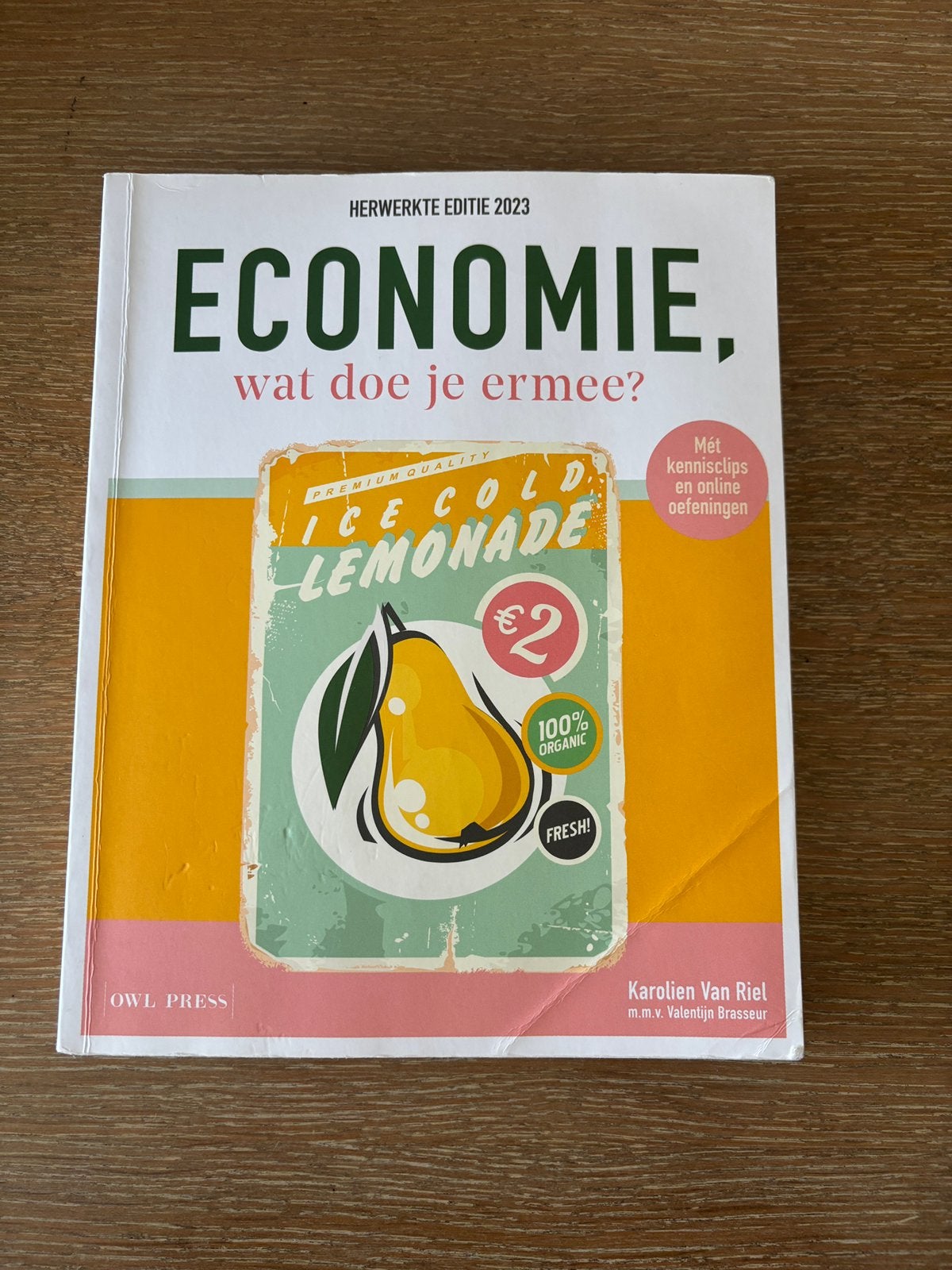 Economie, wat doe je ermee? Schoolboek, Boeken, Schoolboeken, Ophalen, Gelezen, Economie