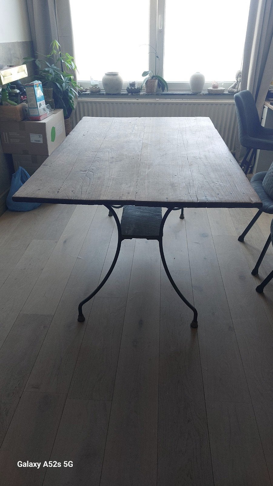 table salle a manger, 150 à 200 cm, Cinq personnes ou plus, Comme neuf, Enlèvement