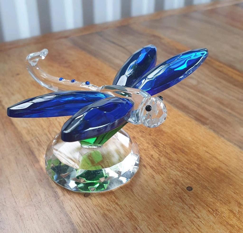 Figurine de libellule en cristal, Collections, Enlèvement ou Envoi