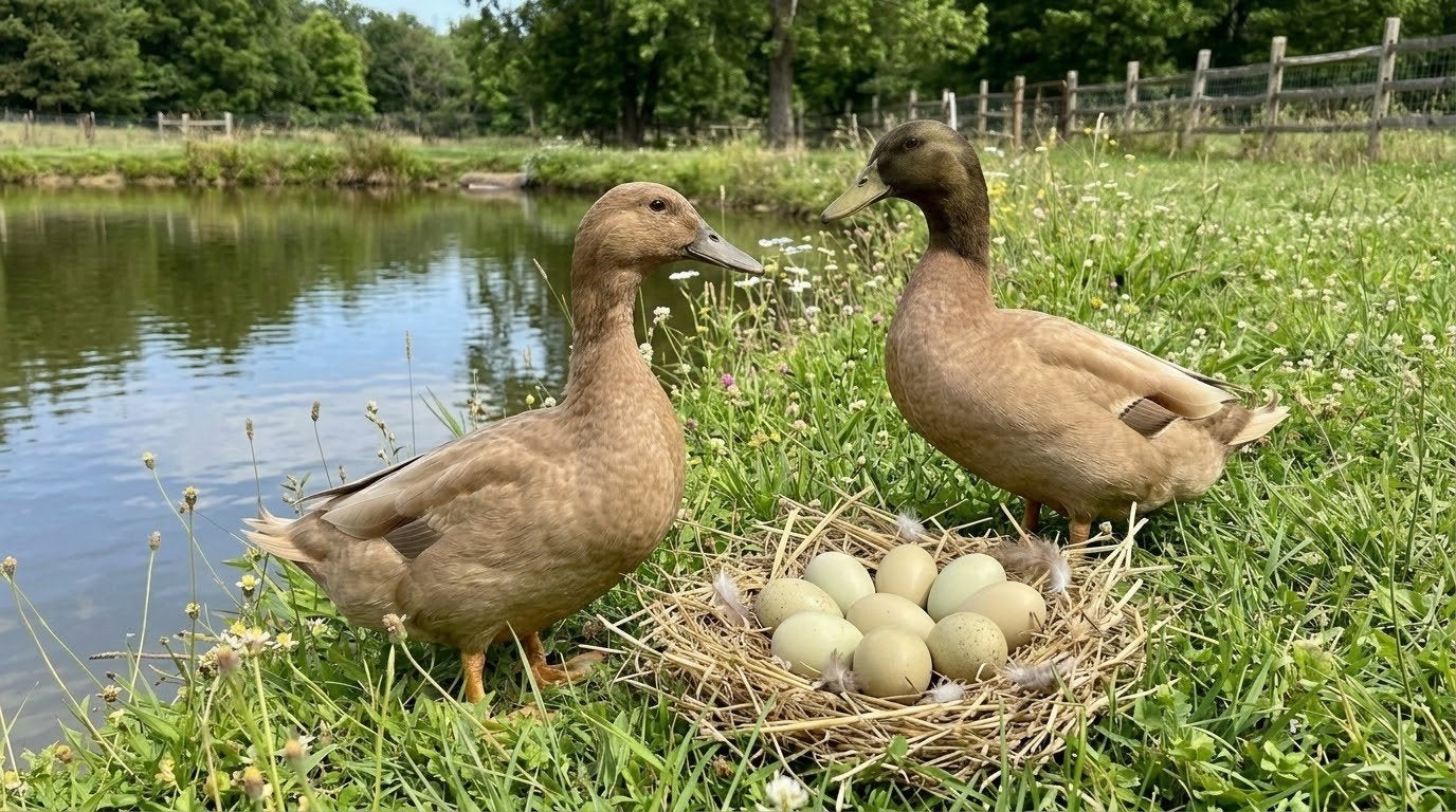 œufs à éclore de canards Campbell kaki, Animaux & Accessoires, Canard