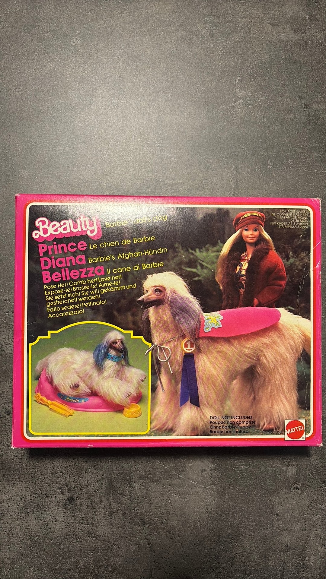 Vintage barbie beauty the dog deadstock speelset, Kinderen en Baby's, Ophalen, Zo goed als nieuw, Barbie