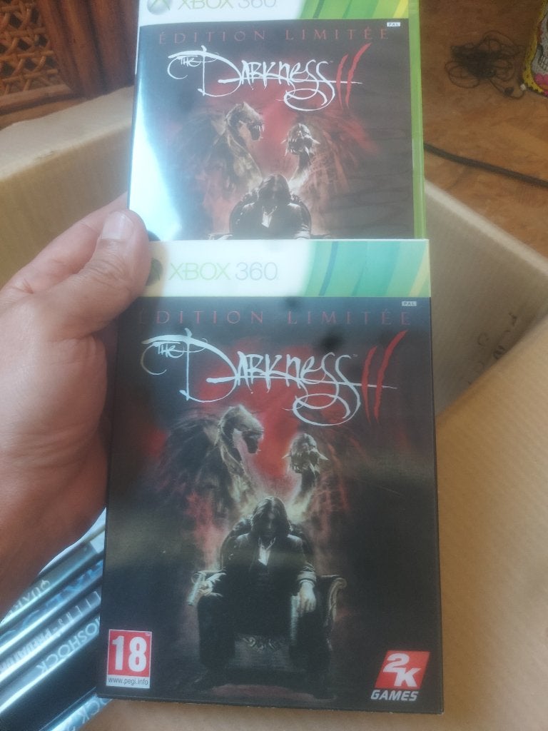 Xbox 360 the darkness 2 édition limitée pal, Consoles de jeu & Jeux vidéo, Enlèvement, Comme neuf