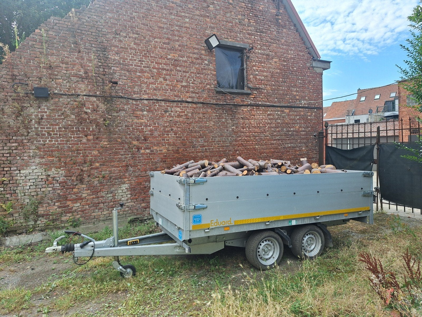 5m3 brandhout, Ophalen