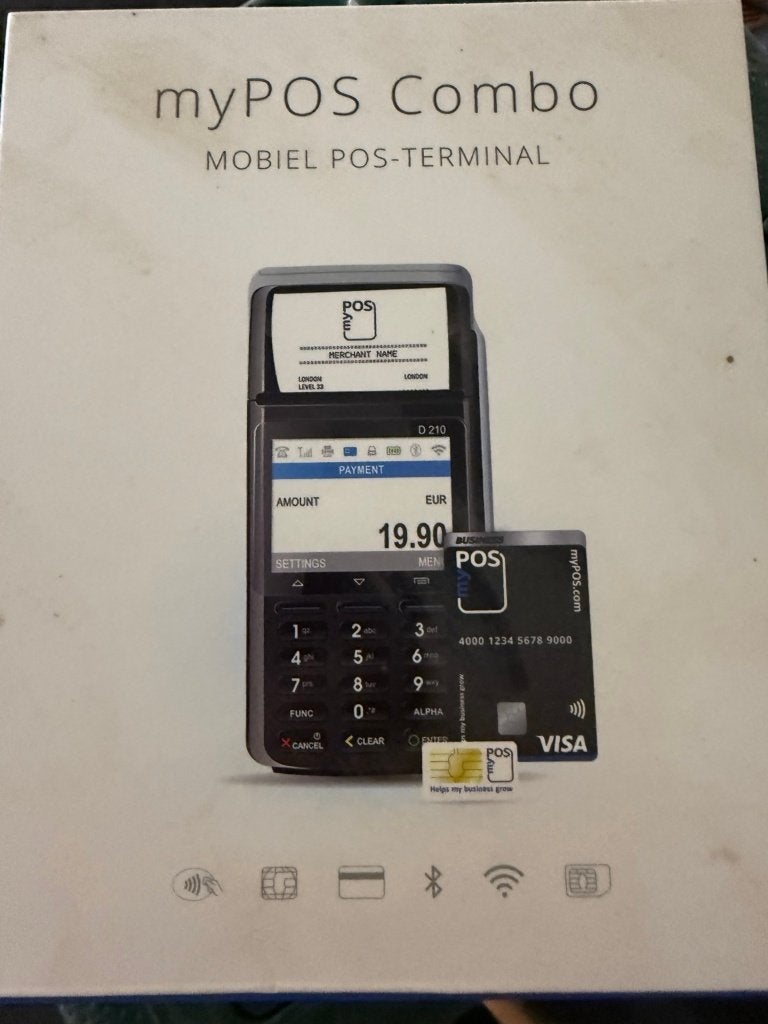 Terminal de paiement mobile myPOS Combo., Zakelijke goederen, Ophalen of Verzenden