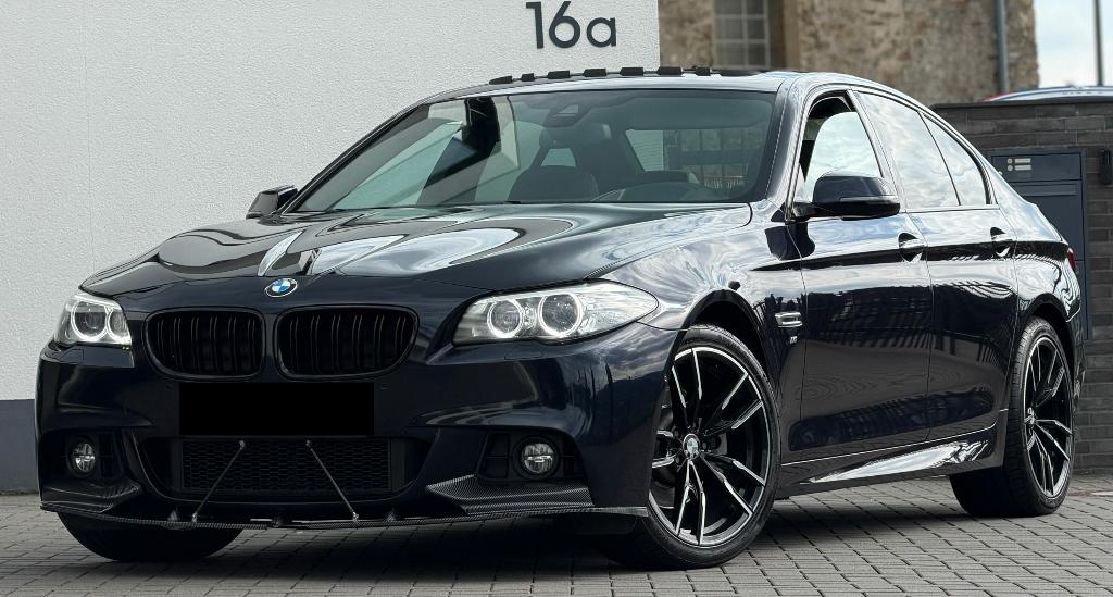 Bmw 520D F10 Pack-am Full 2014 Euro6B, Auto's, Automaat, Achterwielaandrijving, Zwart, Leder