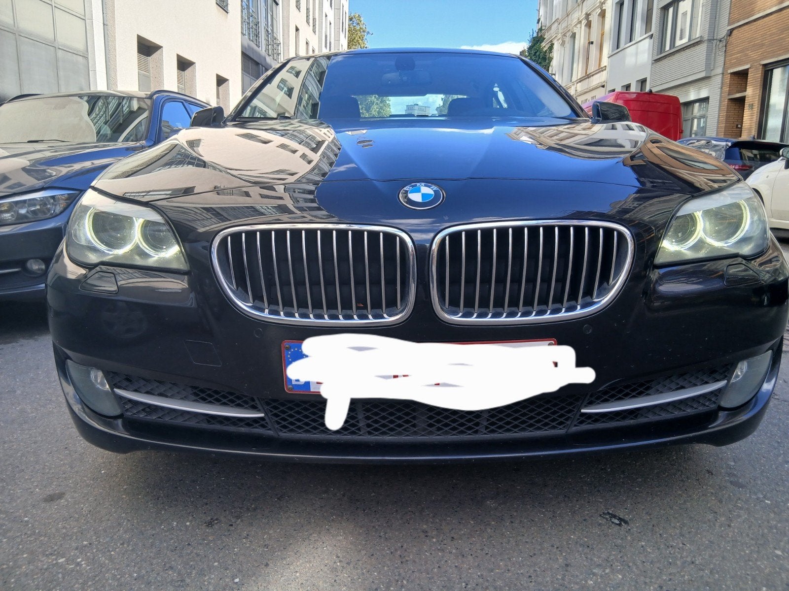 bmw 520 d luxury line, Auto's, Automaat, Euro 5, Beige, LED verlichting