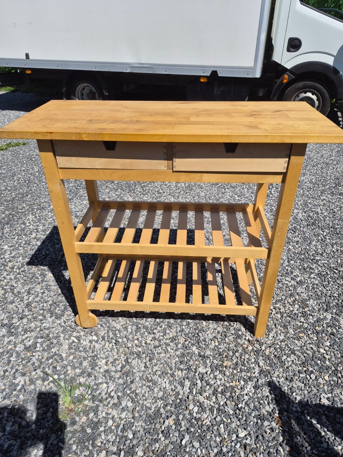 Desserte ikea Forhoya, Enlèvement