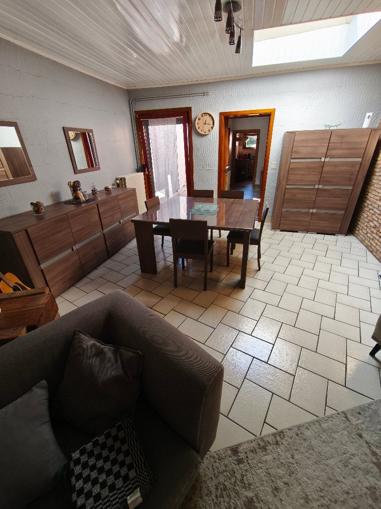 Zeer mooie volledige eetkamer, Huis en Inrichting, Ophalen, Zo goed als nieuw, 4 tot 6 stoelen
