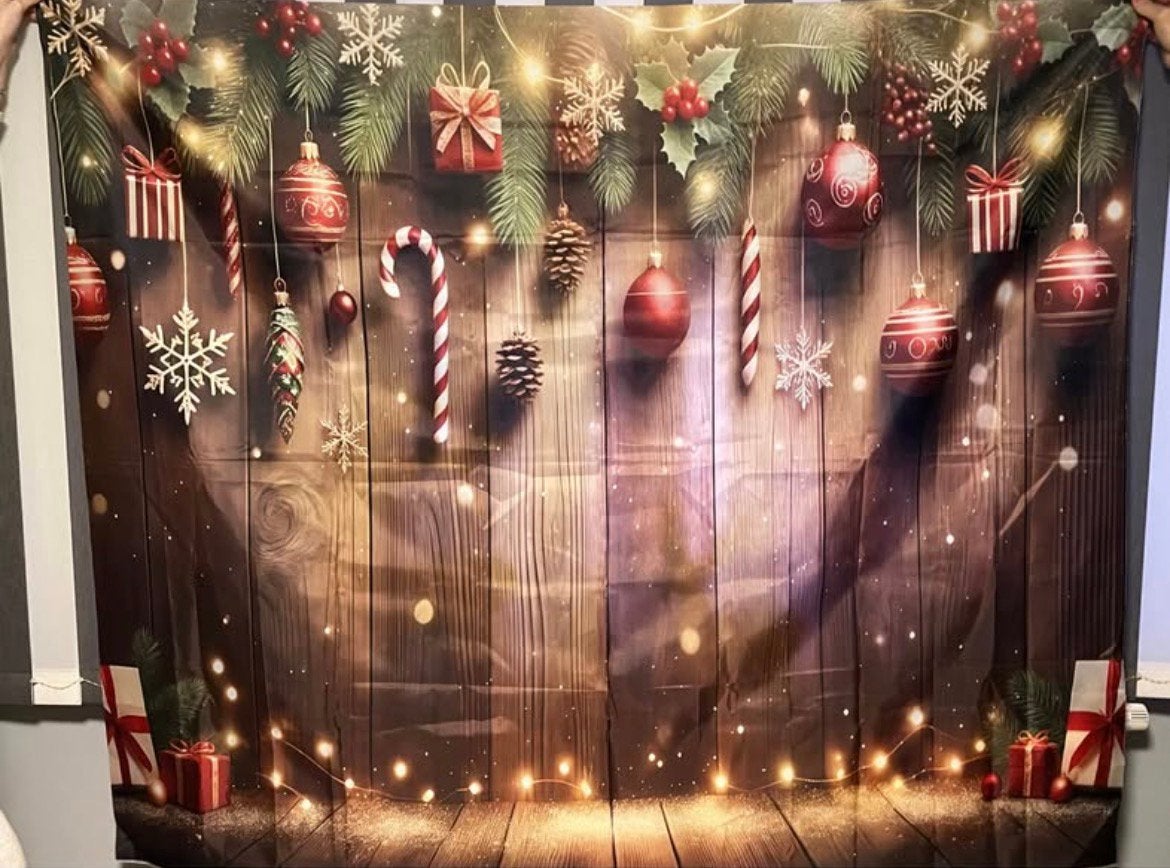 Toile de fond de Noël 150cm sur 210cm, Enlèvement, Neuf