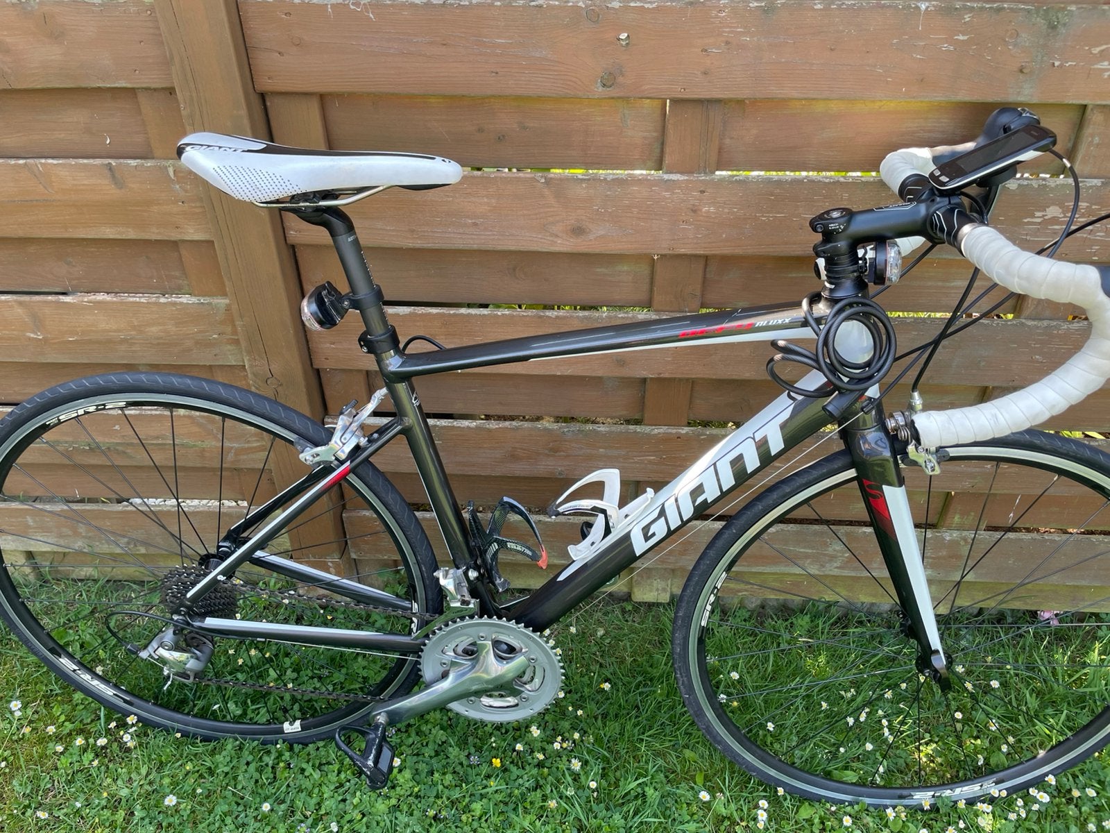 Giant Defy ALUXX racefiets + Garmin Edge 1000 (gps), Fietsen en Brommers, Ophalen, Gebruikt, 10 tot 15 versnellingen, Aluminium