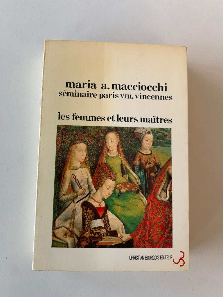 Les femmes et leurs maitres Maria Antonietta Macciocchi, Enlèvement ou Envoi, Utilisé