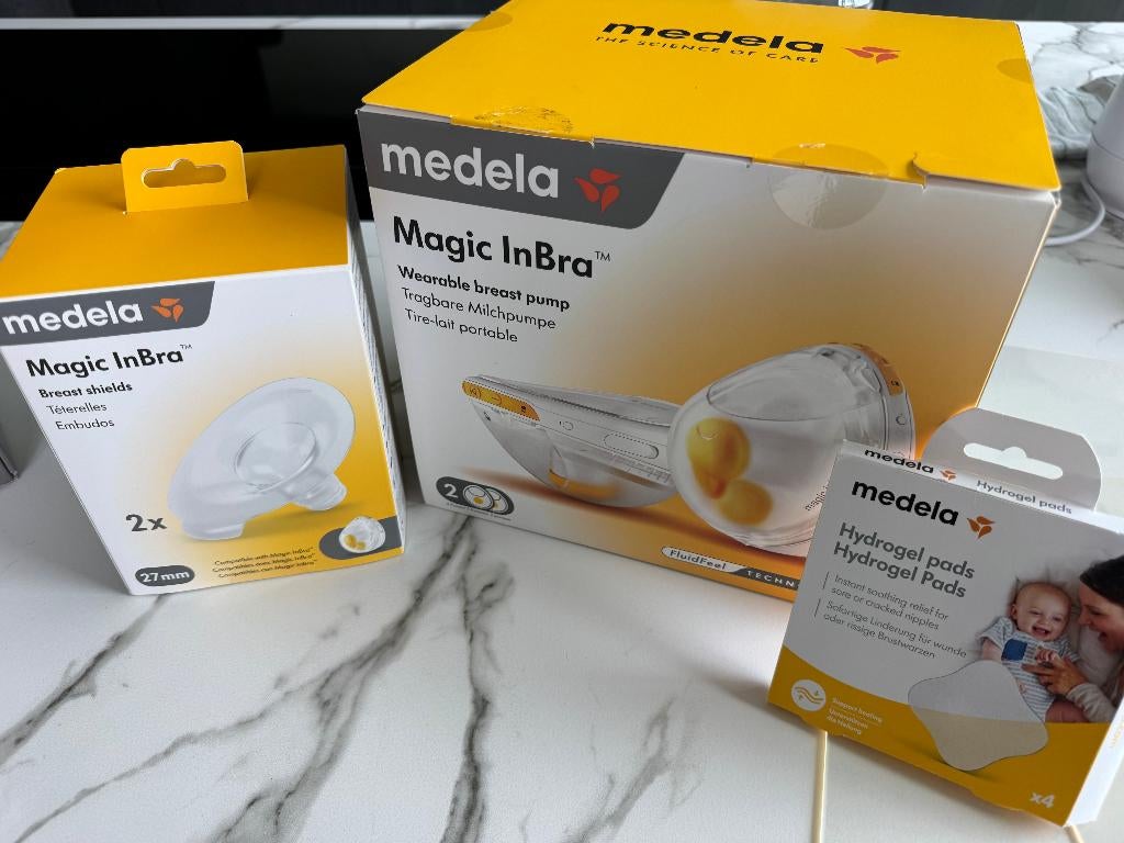 Medela Magic InBra borstkolf, Ophalen of Verzenden, Zo goed als nieuw, Borstkolf