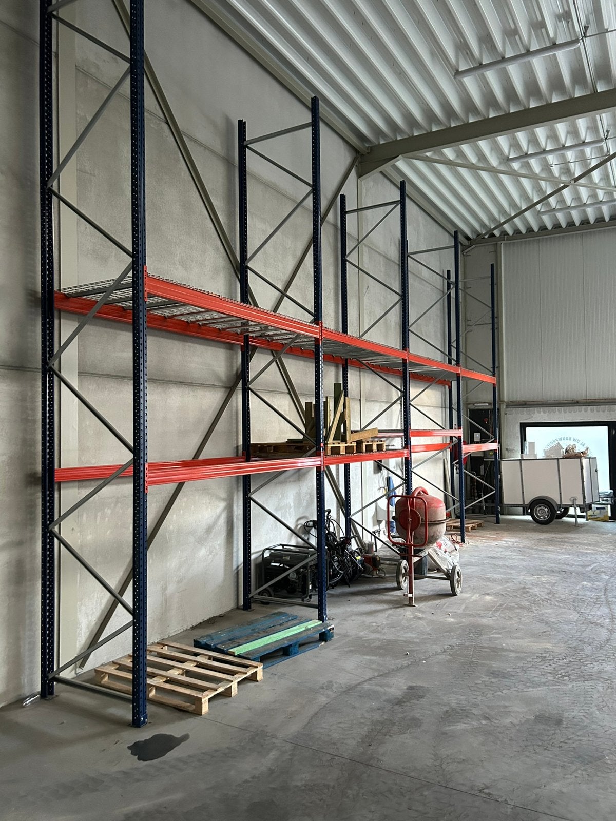 Pallet stelling, Ophalen