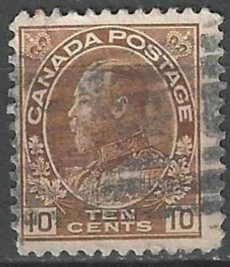 Canada 1918/1925 - Yvert 117 - Roi George V (ST), Envoi, Affranchi