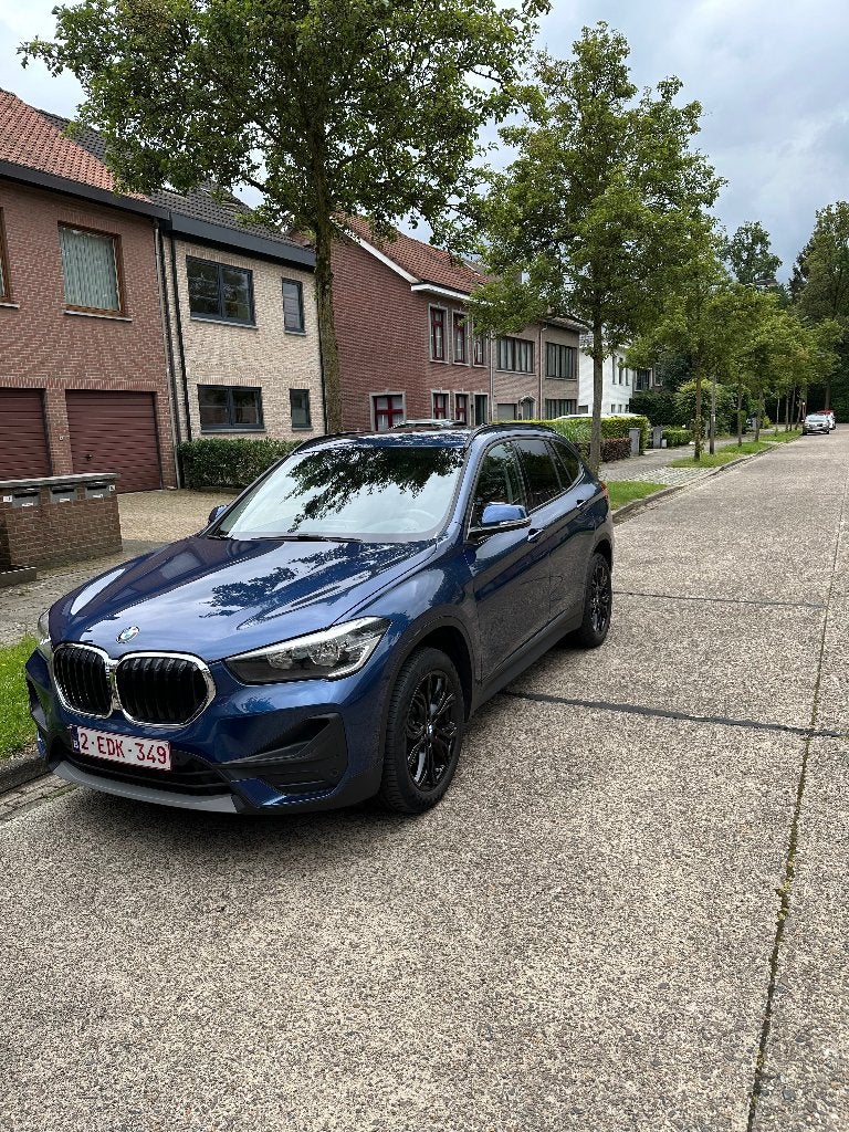 Bmw x1, Auto's, BMW, Blauw, Leder, 5 deurs, Particulier