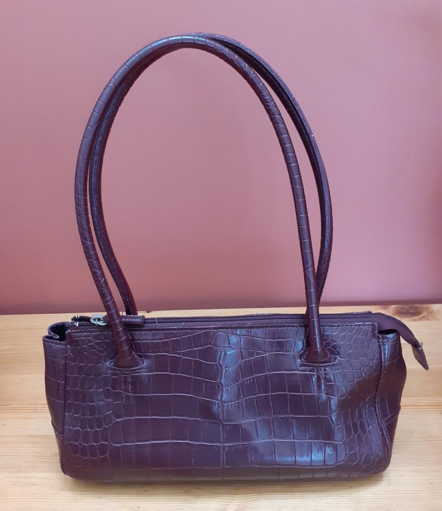 Boo handtas bordeaux, Handtassen en Accessoires, Tassen | Damestassen, Ophalen of Verzenden, Zo goed als nieuw, Handtas