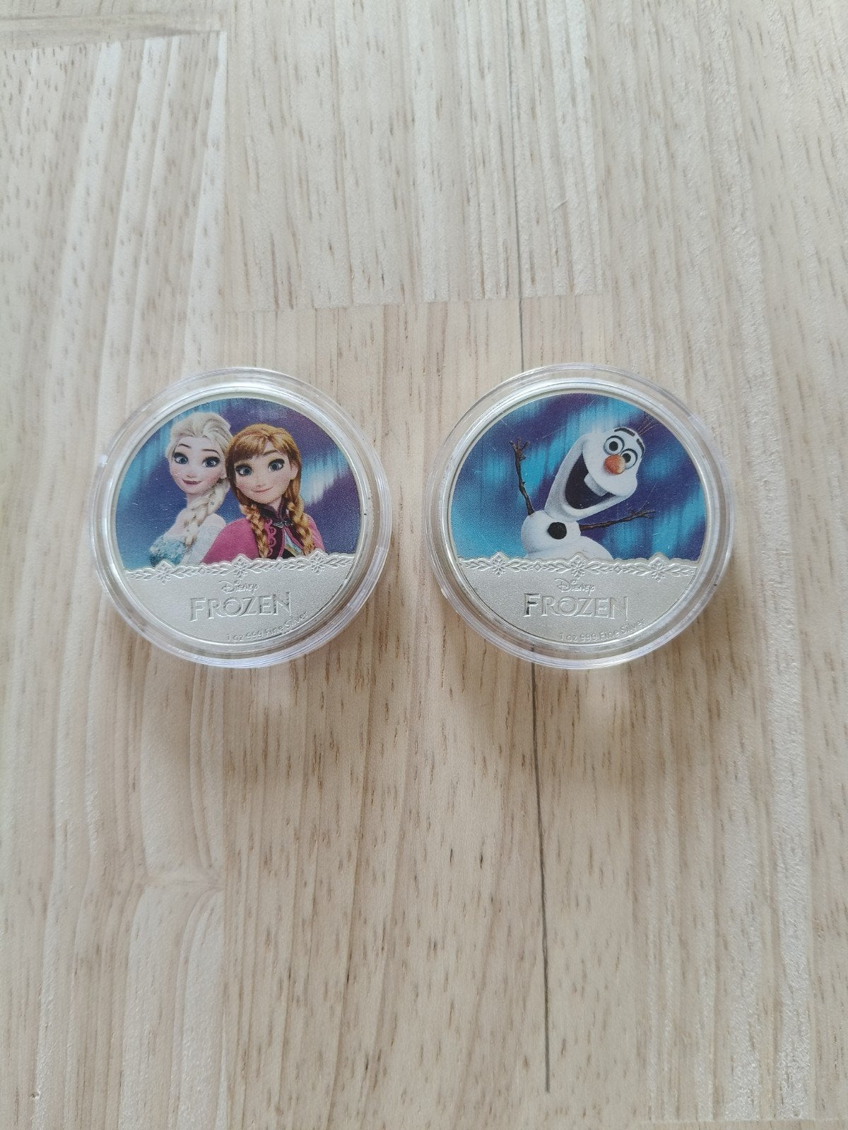 Fantasie medaille Thema Frozen, Ophalen of Verzenden, Overige figuren, Zo goed als nieuw, Overige typen