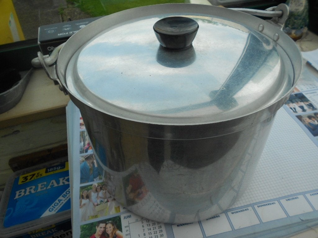 Kookpot, Aluminium, Ophalen of Verzenden, Zo goed als nieuw, Kookpan