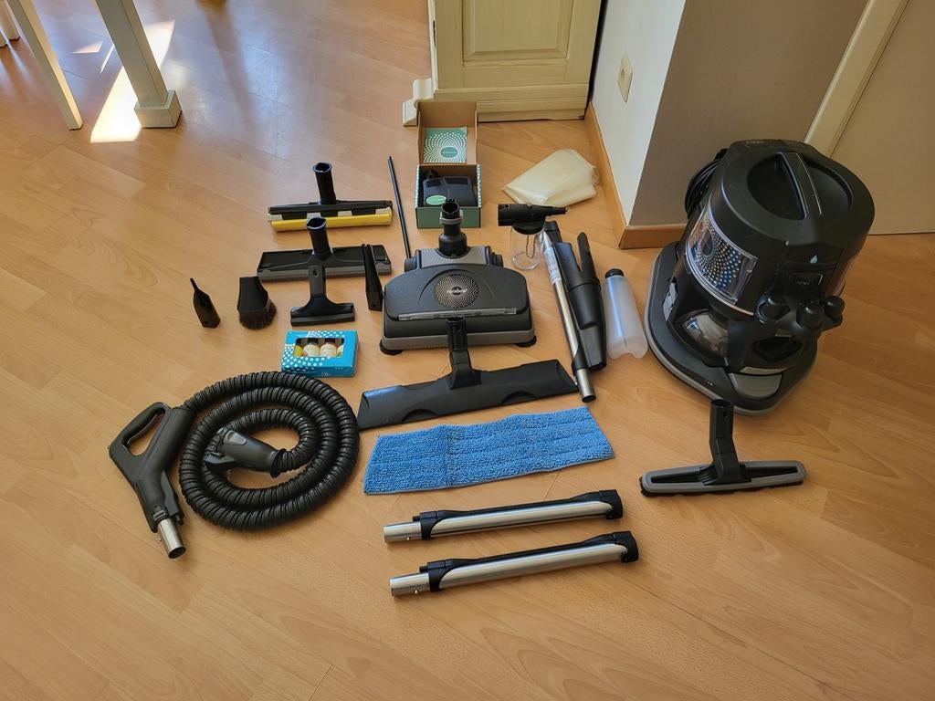Anti alergie Rainbow E2 BLACK stofzuiger + accessoires, Ophalen, Stofzuiger