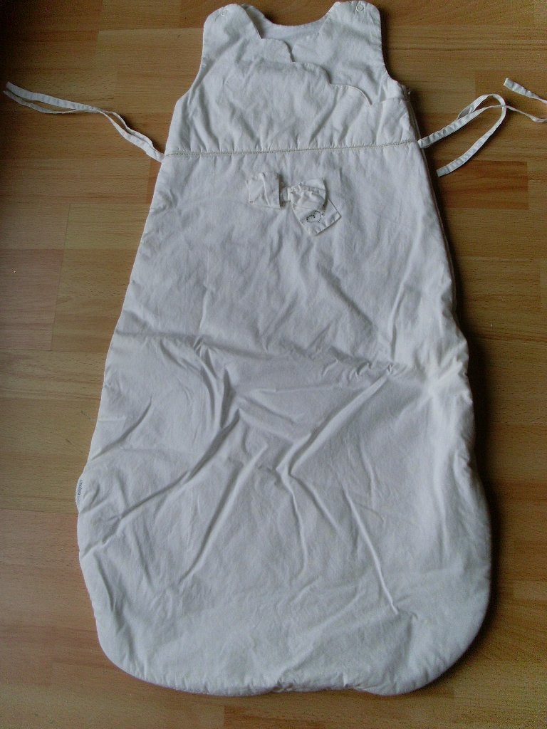 Chakra baby slaapzak, Blanc, Enlèvement ou Envoi, 80 cm, Utilisé