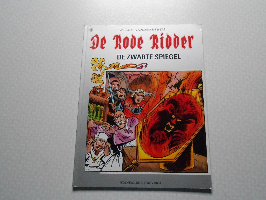 Rode ridder 146 De zwarte spiegel 1993 1 ste druk., Willy vandersteen, Eén stripboek, Ophalen of Verzenden, Zo goed als nieuw