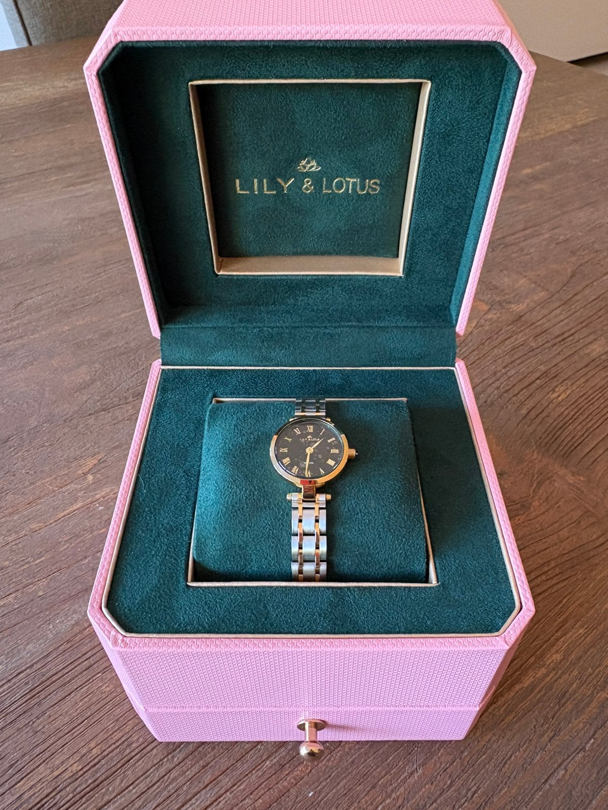 Horloge + armband Lily&Lotus, Handtassen en Accessoires, Staal, Staal, Polshorloge, Nieuw