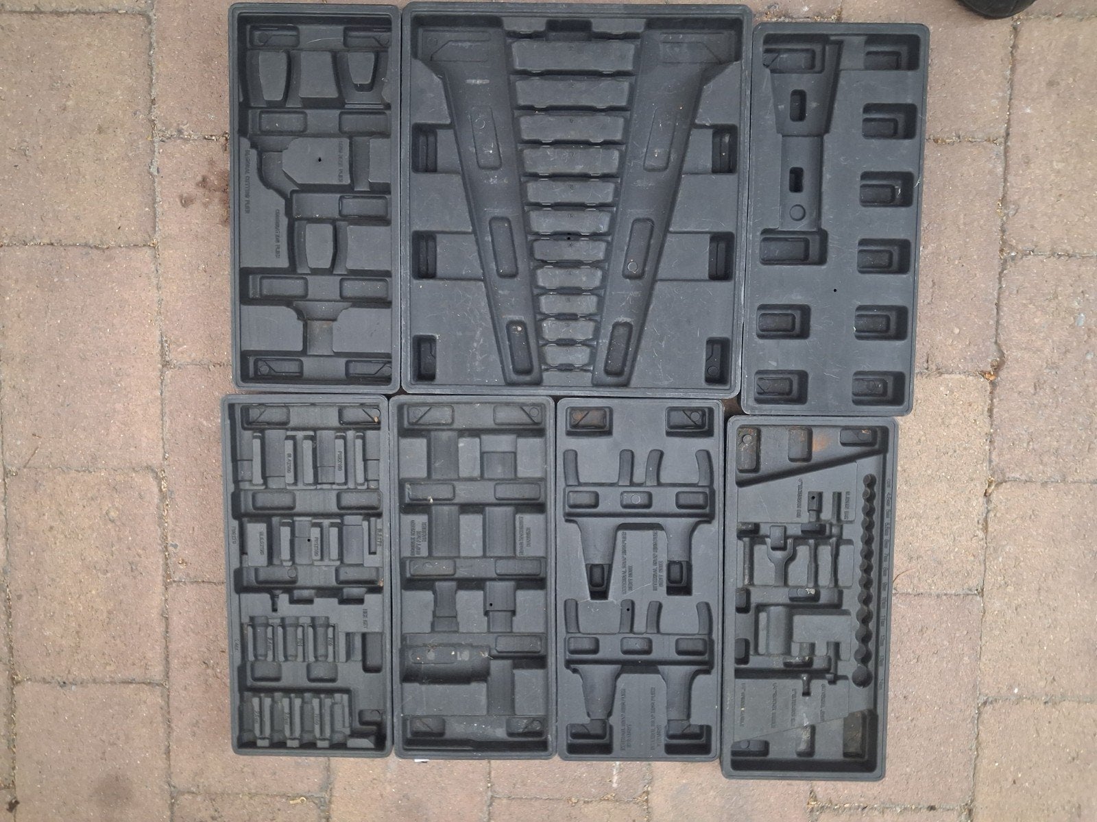 Gereedschapswagen inlay , Inserts, Enlèvement