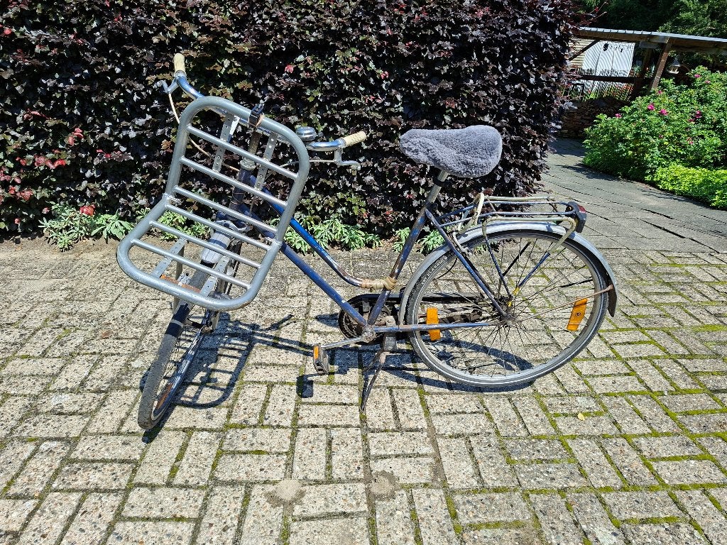 Blauwe herspoten damesfiets, Vélos & Vélomoteurs, Vélos | Femmes | Vélos pour femme, Utilisé, Autres marques, Vitesses, 50 à 53 cm