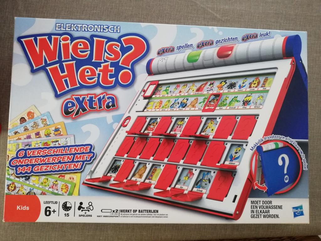 Wie is het? Extra elektronisch Hasbro, Hobby en Vrije tijd, Gezelschapsspellen | Overige, Ophalen of Verzenden